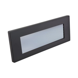 BRICK LIGHT HORIZONTAL TRIMS, SCREWLESS WINDOW, BLACK