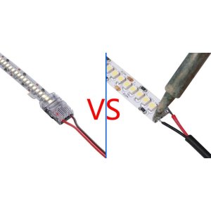 CONNECTEUR SANS SOUDURE DOUBLE EMBOUT POUR RUBAN LED COB RGBW - LS-SC3-RGBW-COB