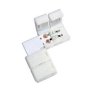 SC4 L-CORNER SOLDERLESS CONNECTORS FOR 120 LED 3528 FLEXIBLE STRIP