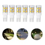 12V DC - T10 LED BULB - 18 LEDS - 3000K