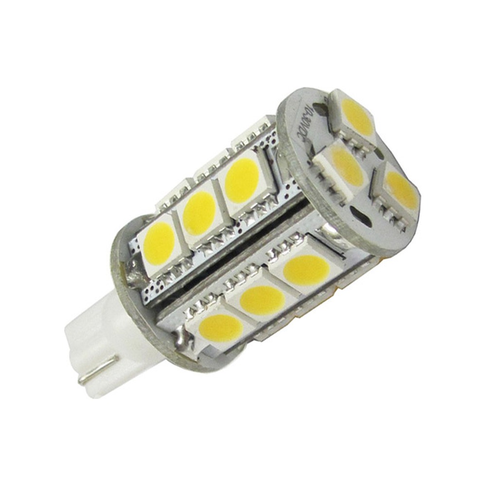 12V DC, T10 LED BULB, 18 LEDS, 6000K