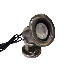 WATERPROOF LED SPOTLIGHT HOUSING FOR MR16, 12V DC, UNDERWATER RATED