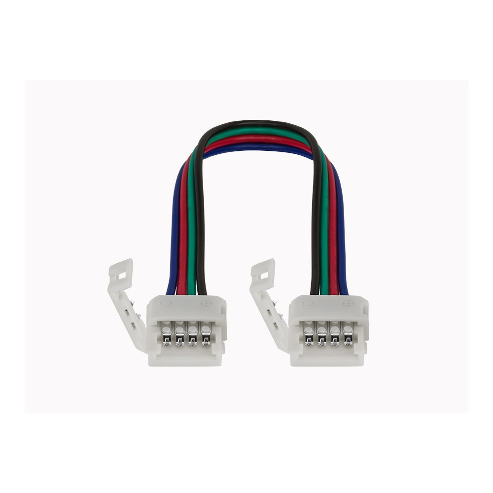 4 WIRE RGB OUTDOOR FLEX CONNECTORS - SET OF 2 - MALE & FEMALE