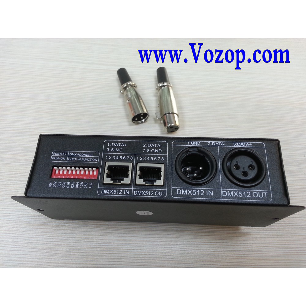 24 CHANNEL DMX DECODER - 12-24V DC INPUT - 2A PER CHANNEL