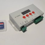 DMX TOUCH CONTROLLER. 512 DMX CHANNEL W/ POWER ADAPTER