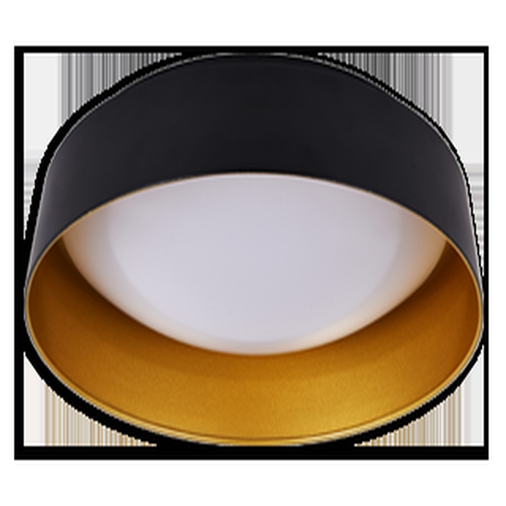 LED CEILING LIGHT 15'' 3/4 CL23 (3CCT) BLACK/GOLD