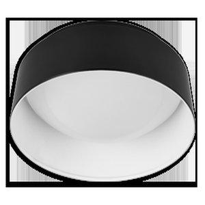 LED CEILING LIGHT 15'' 3/4 CL23 (3CCT) BLACK/WHITE