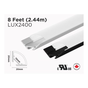 8 FEET 45 DEGREE ALUMINUM PROFILE FOR LED STRIP (LUX2400)