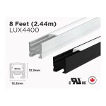 8 FEET INTERIOR ALUMINUM U SHAPE PROFILE FOR LED STRIP (LUX4400)