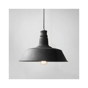 LUMIFARO LWL-523P - LUMINAIRE SUSPENDU RÉTRO ORIENTÉ VERS LE BAS - POUR AMPOULE A19 OU AT19 (NON INCLUSE) - 9½"