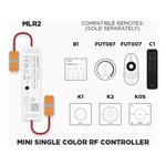 MINI SINGLE COLOR RF CONTROLLER WITH WAGO CONNECTORS (MLR2)