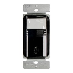 WALL MOTION SENSOR PIR 3 WAY | MAX 800W | 120V | BLACK | V2