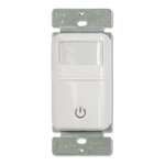 WALL MOTION SENSOR PIR 3 WAY | MAX 800W | 120V | WHITE | V2