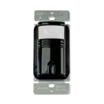 Wall motion sensor PIR 3 Way with Neutral - Max 800W - 120V - Black - V2