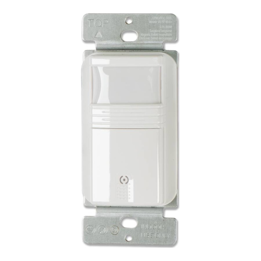 WALL MOTION SENSOR PIR 3 WAY WITH NEUTRAL | MAX 800W | 120V | WHITE | V2