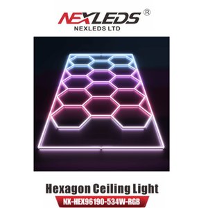 Hexagon LED Ceiling Light RGB