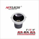 LUMINAIRE ENCASTRÉ À ROTULE ARCHITECTURAL LED 2"