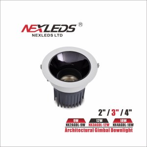 2" LED ARCHITECTURAL GIMBAL RECESSED FIXTURE