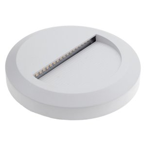 3K SMALL ROUND STEP LIGHT (IN WHITE) (NX-2SL-241W-3CCT-W)