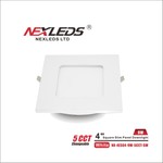 4" SQUARE SLIM PANEL DOWNLIGHT WETLOCATION (WHITE)