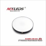 9" TRIMLESS FLUSH MOUNT PANEL [BLACK FINISH] WET LOCATION