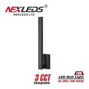 LED WALL LIGHT - NX-AWSL-20W-RGBCW