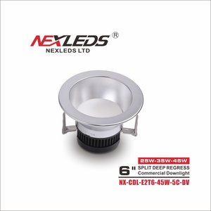6" Split deep regress  commercial downlight Wet Location AND dimmable