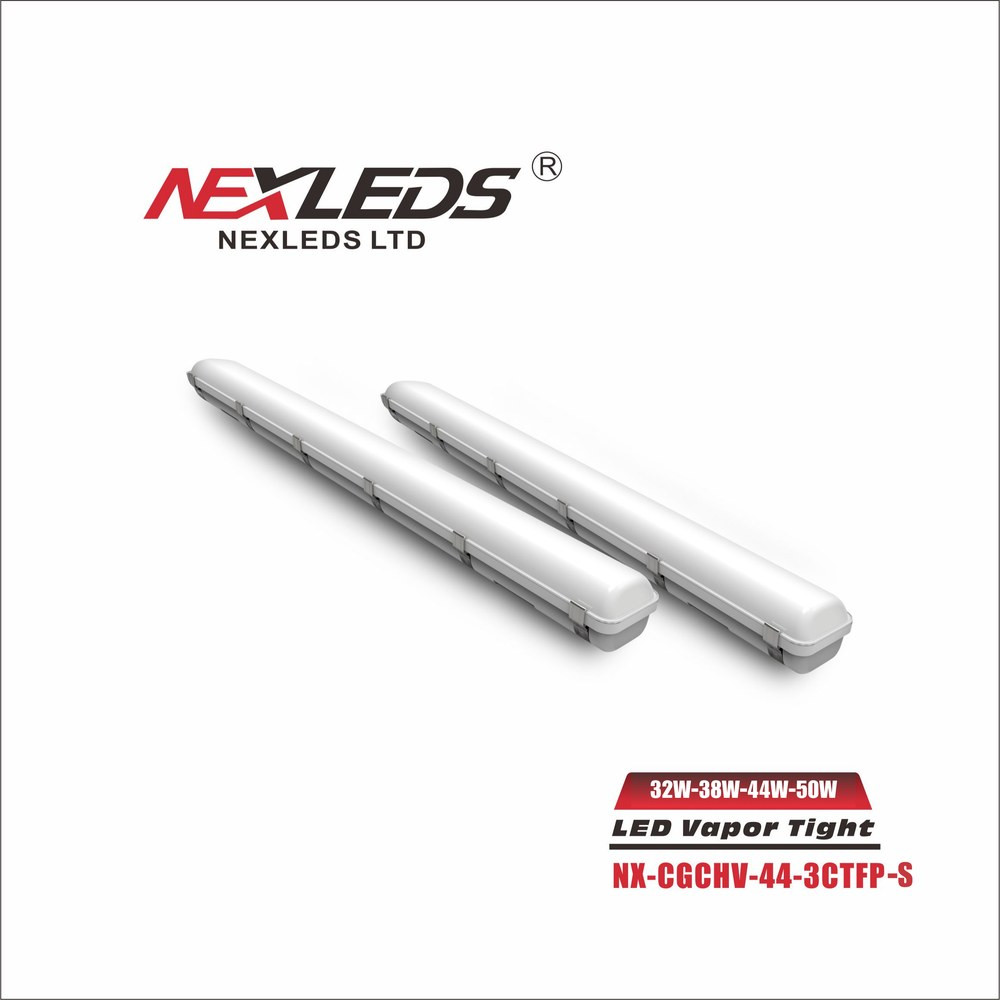 LED Vapor Tight 4 FT -IP66 SS clips 3CCT  Wide Body 30/35/40/50K  NEMA 4X (SENSOR AVAILABLE)