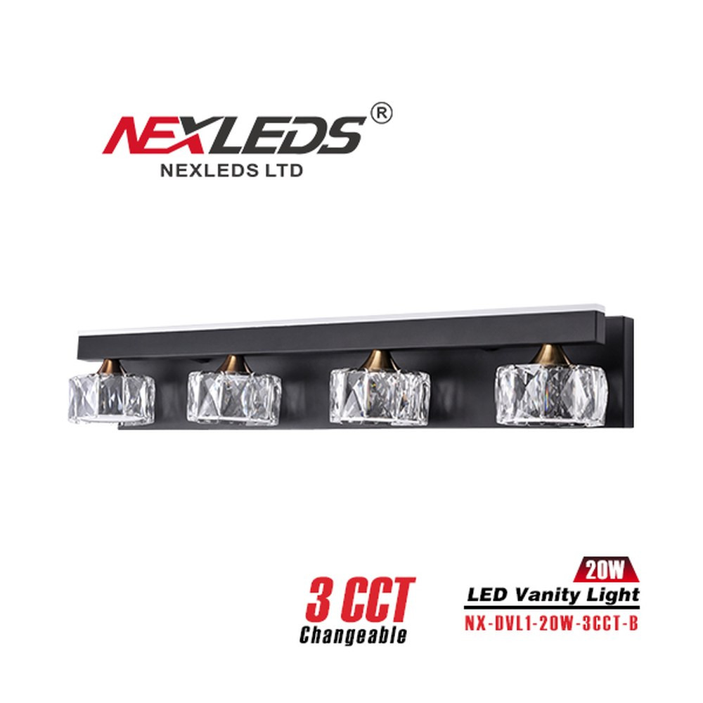 LED VANITY LIGHT - NX-DVL1-20W-3CCT-B