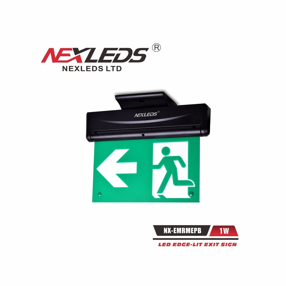 PLASTIC EDGELIT BLACK 120-347 120 MIN BATTERY