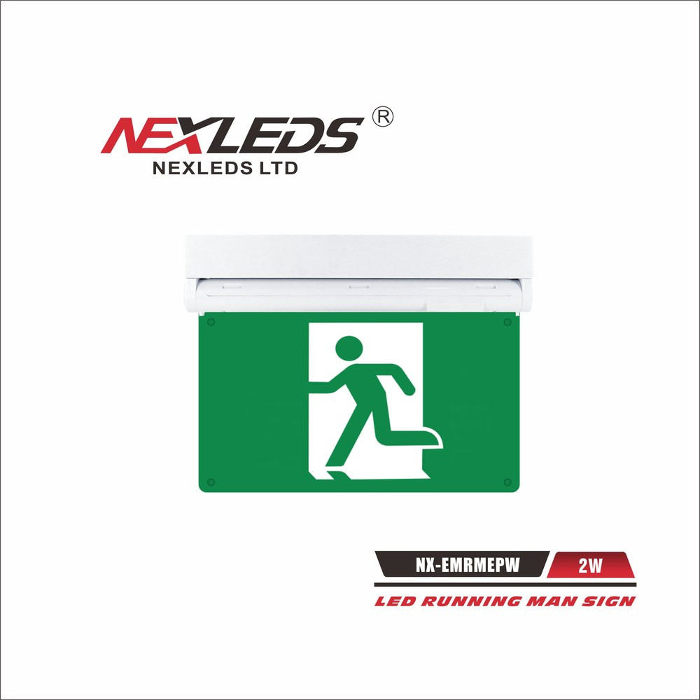 PLASTIC EDGELIT WHITE 120-347 120 MIN BATTERY