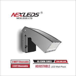 LED FULL CUTTOFF WALLPACK ADJUSTABLE & WATTAGE SELECT
