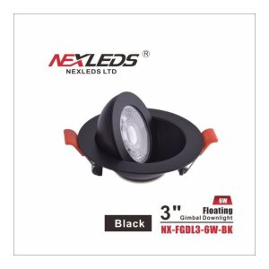 3" Floating Gimbal dimmable AND wet location