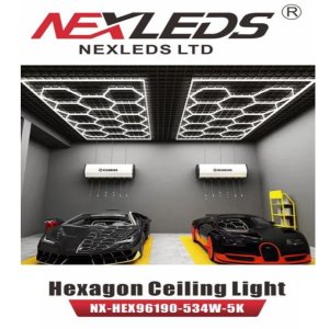 HEXAGON LED CEILING LIGHT - NEXLEDS
