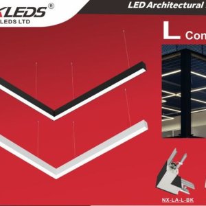 "L" SHAPE CONNECTOR (NOIR) - NEXLEDS