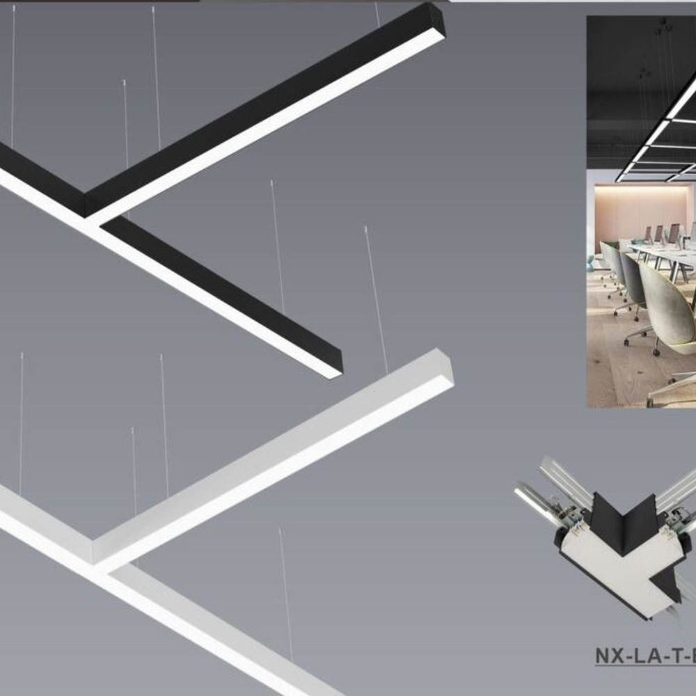 "T" SHAPE CONNECTOR (NOIR) - NEXLEDS