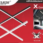 "X" SHAPE CONNECTOR (NOIR) - NEXLEDS