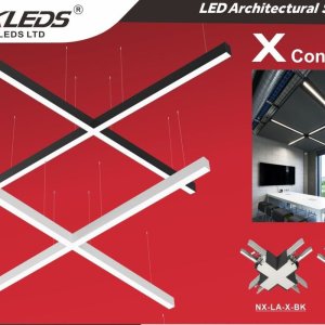 "X" SHAPE CONNECTOR (BLANC) - NEXLEDS