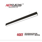 LED ARCHITECTURAL LINEAR LIGHT UP AND DOWNLIGHT ADJUSTABLE [4FT. BLACK]