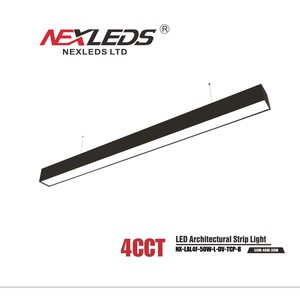 LED ARCHITECTURAL LINEAR LIGHT UP AND DOWNLIGHT ADJUSTABLE [4FT. BLACK]