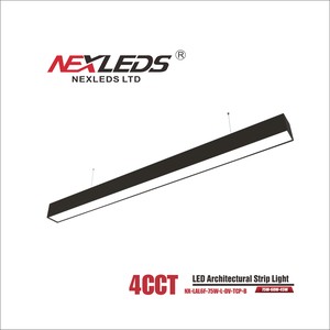 LED ARCHITECTURAL LINEAR LIGHT UP AND DOWNLIGHT ADJUSTABLE [6FT. BLACK]
