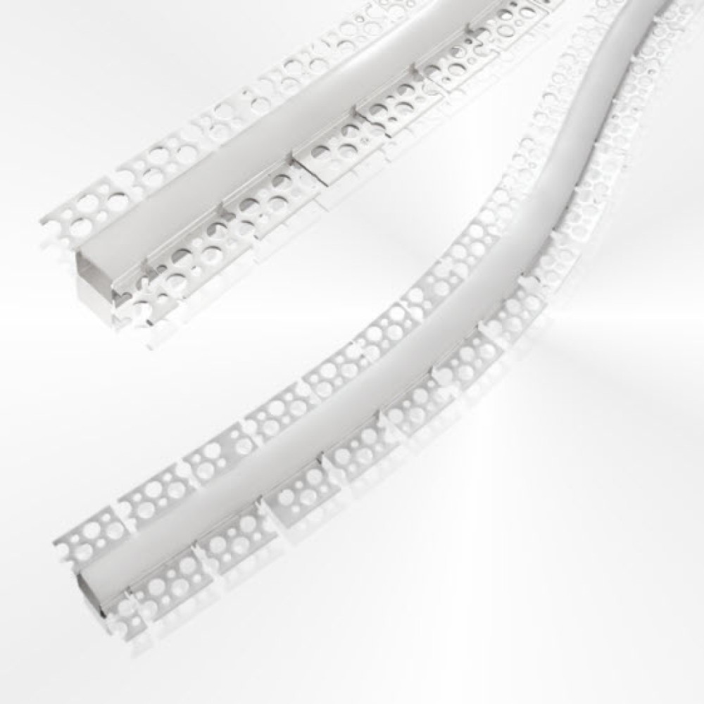 LED Flexible Drywall Aluminum Profile 3000*56*15mm Flexible