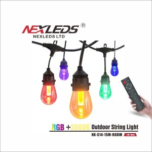 RGBW OUTDOOR STRING LIGHTS - NEXLEDS