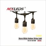 WARM WHITE OUTDOOR STRING LIGHTS