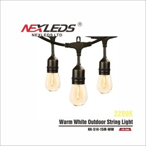 WARM WHITE OUTDOOR STRING LIGHTS