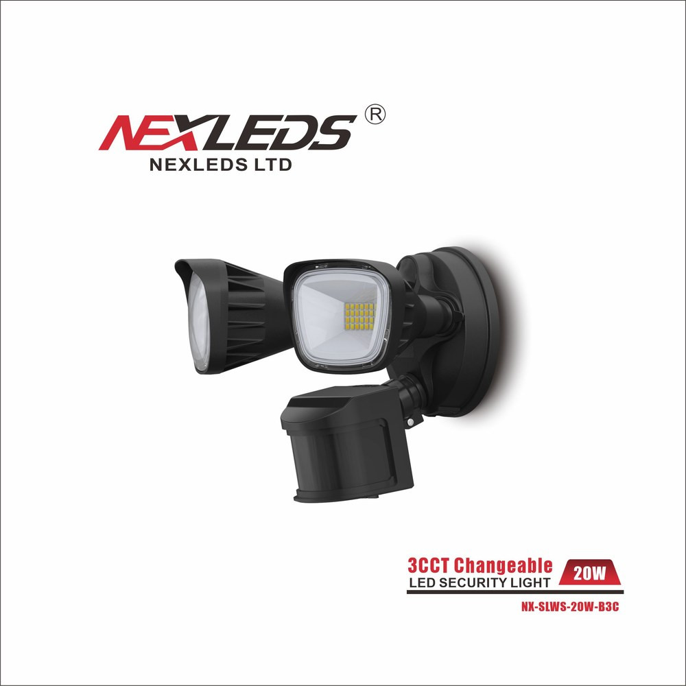 3CCT LED SECURITY LIGHT (BLACK)