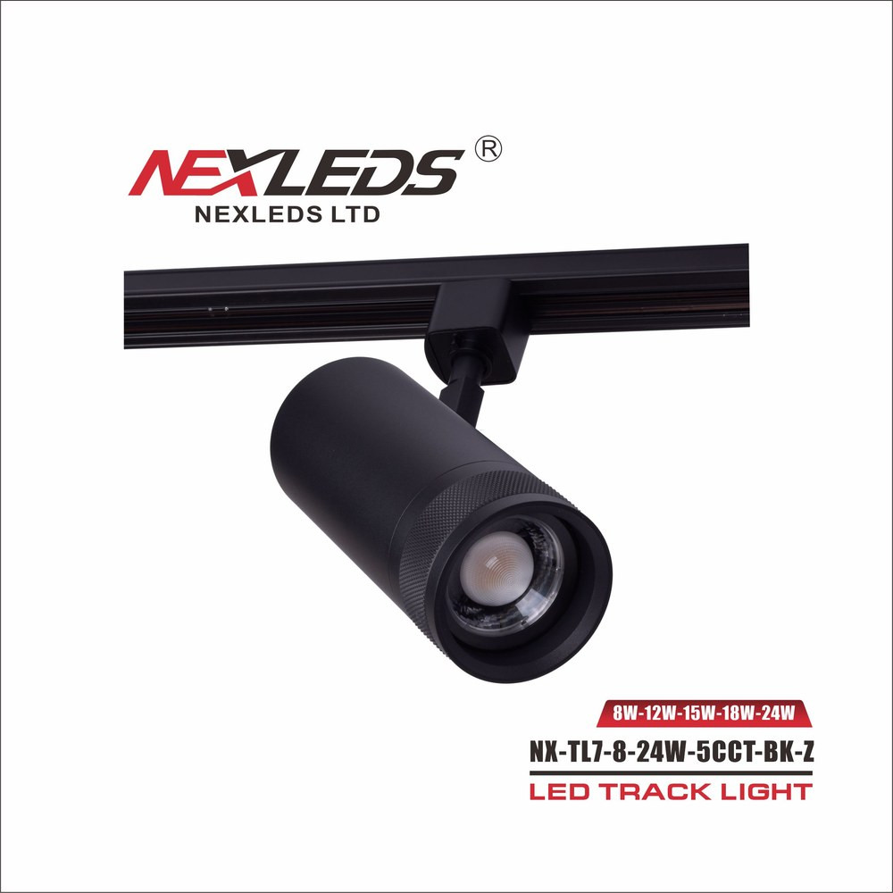 LED TRACK LIGHT (BLACK) - NEXLEDS