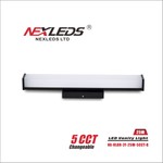 LED RECTANGULAR VANITY LIGHT WITH BLACK TRIM