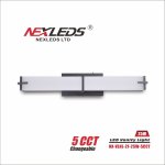 LED RECTANGULAR BLACK VANITY LIGHT