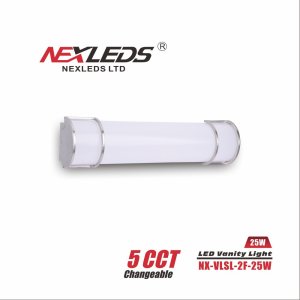 LED Cylindrical Vanity Light (NX-VLSL-2F-25W-5CCT)